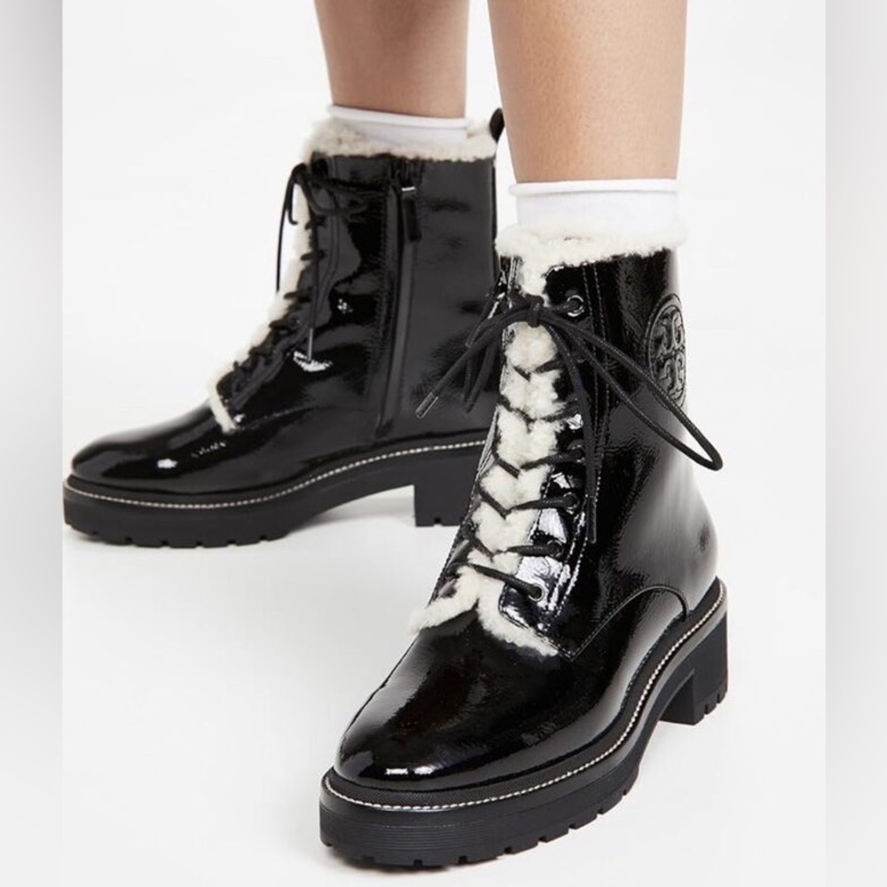 Tory Burch Miller Combat Boots
